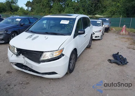 2012 Honda Odyssey Ex-L z USA, uszkodzony, nr VIN 5FNRL5H62CB025671